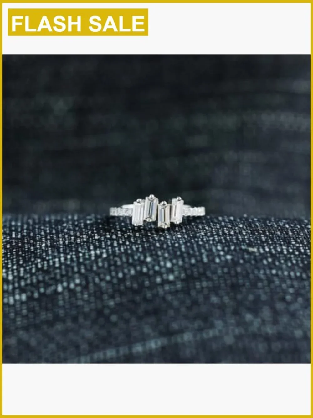 Irregular Multi-Stone Inspirational Ring for Women